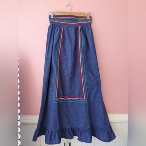 70s maxi skirt